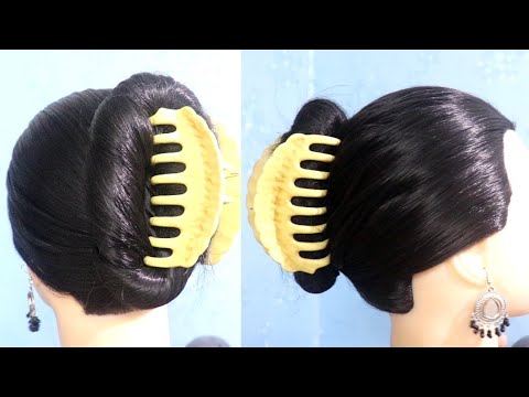 summer hairstyle with clutcher in 1minute || everyday hairstyles || cute  hairstyle |hair style girl | Mera Virsa